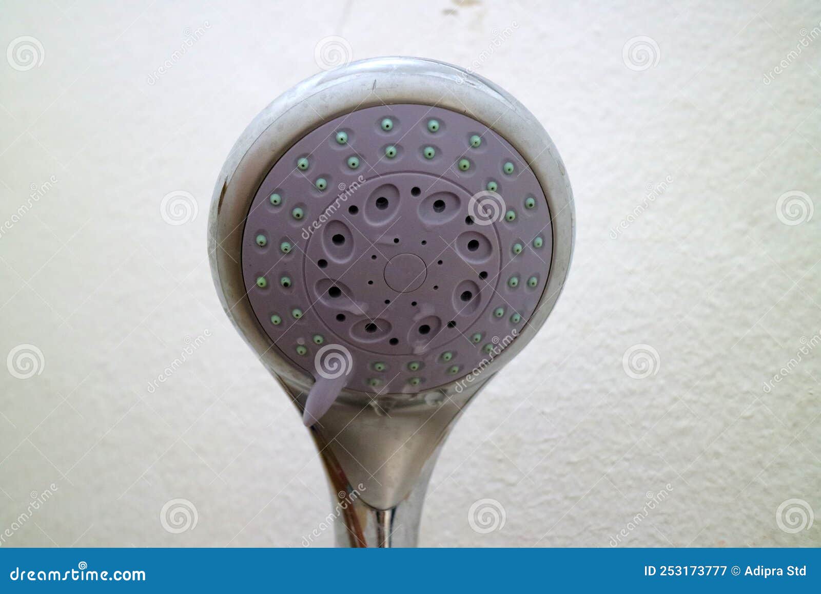 The End of the Shower Head is Rounded for Bathing Stock Image Image