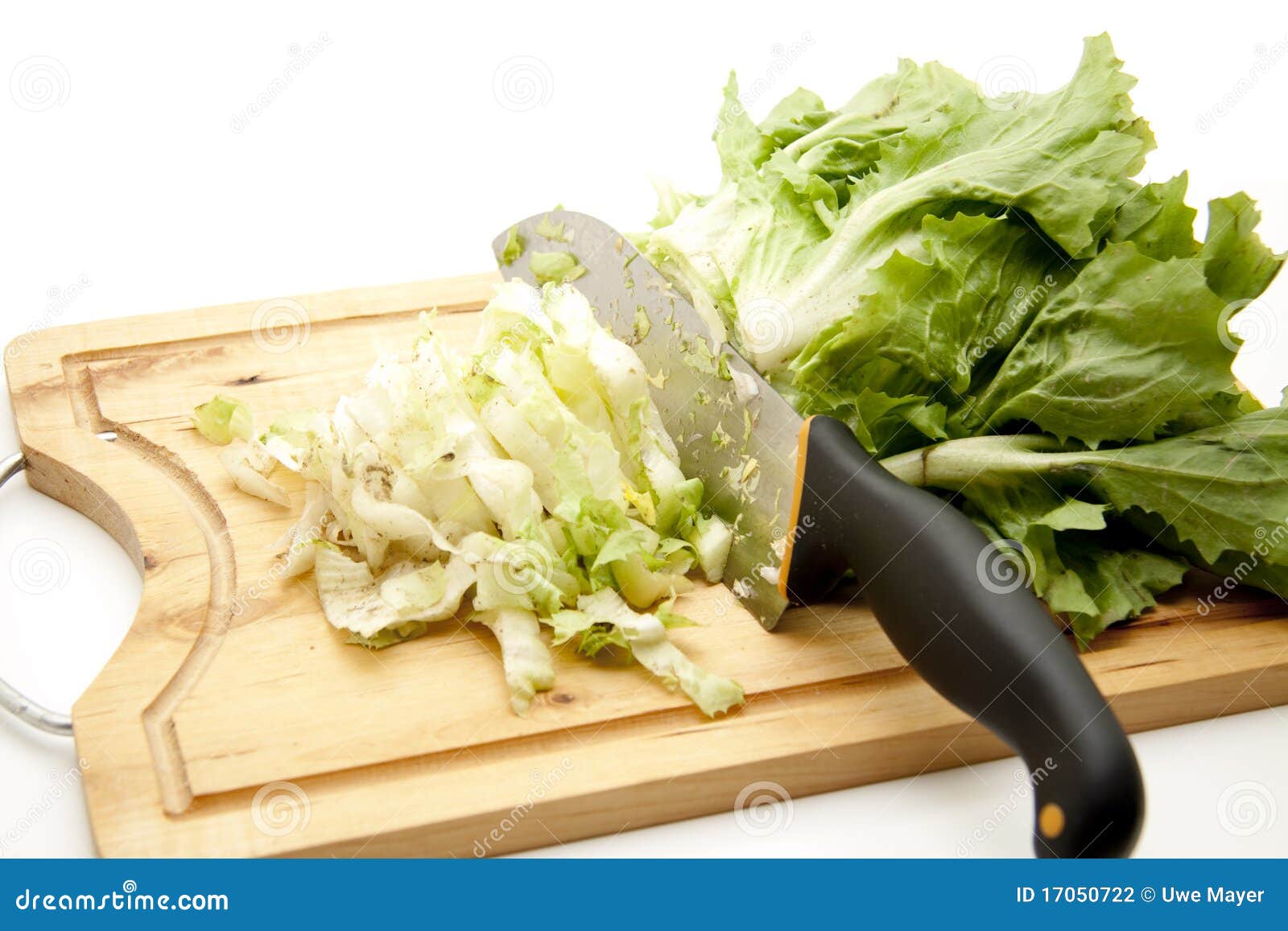 Endives salad with knife stock photo. Image of edge, endives 17050722