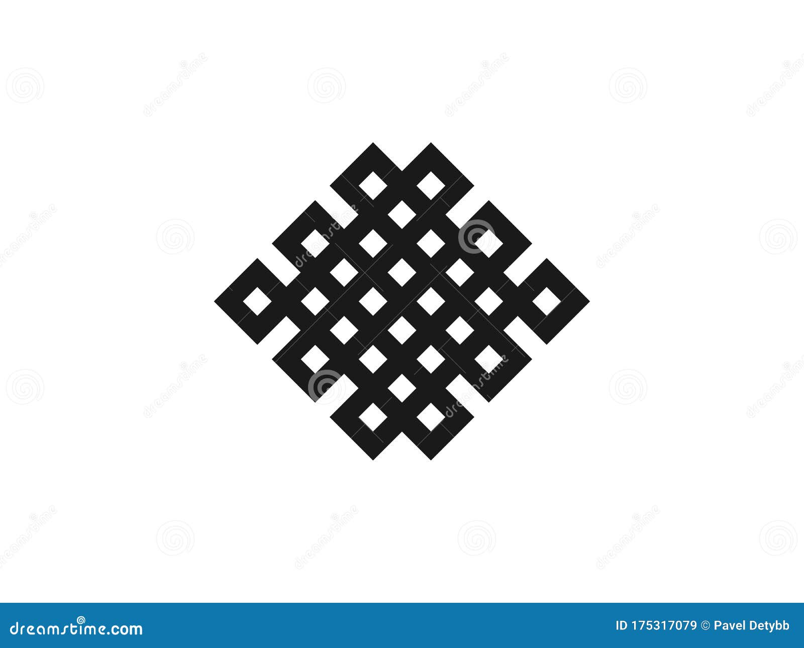 Endless Knot, Symbolism Icon. Vector Illustration, Flat Design Stock ...