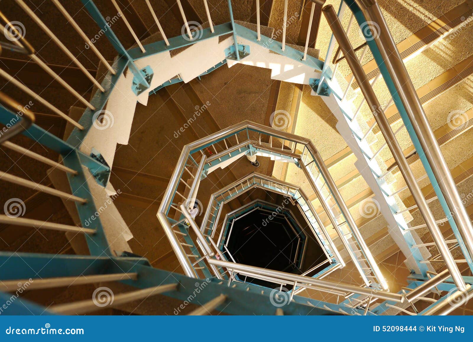 Endless Stairs Stock Photo 52098444