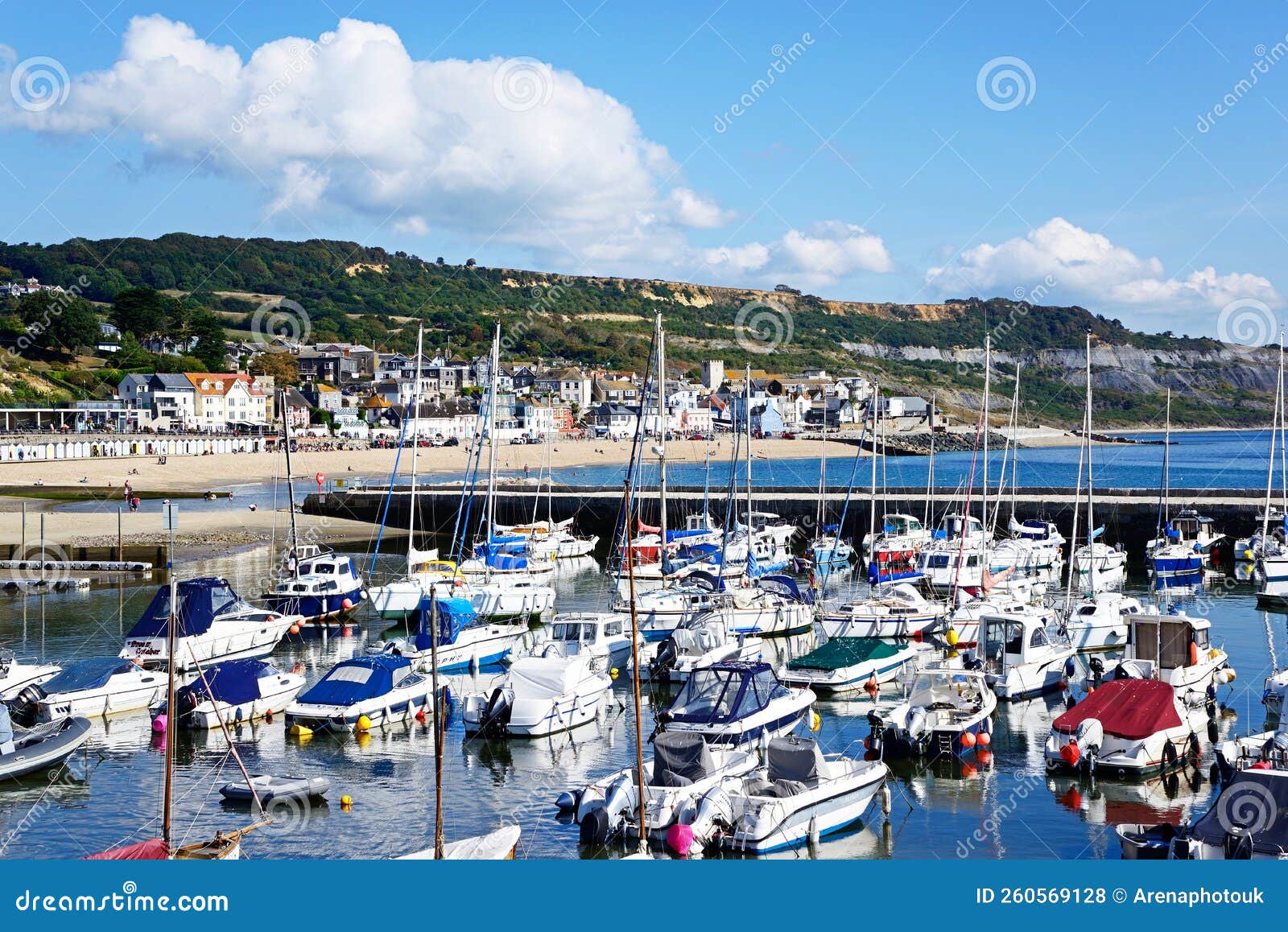 beached yacht lyme regis