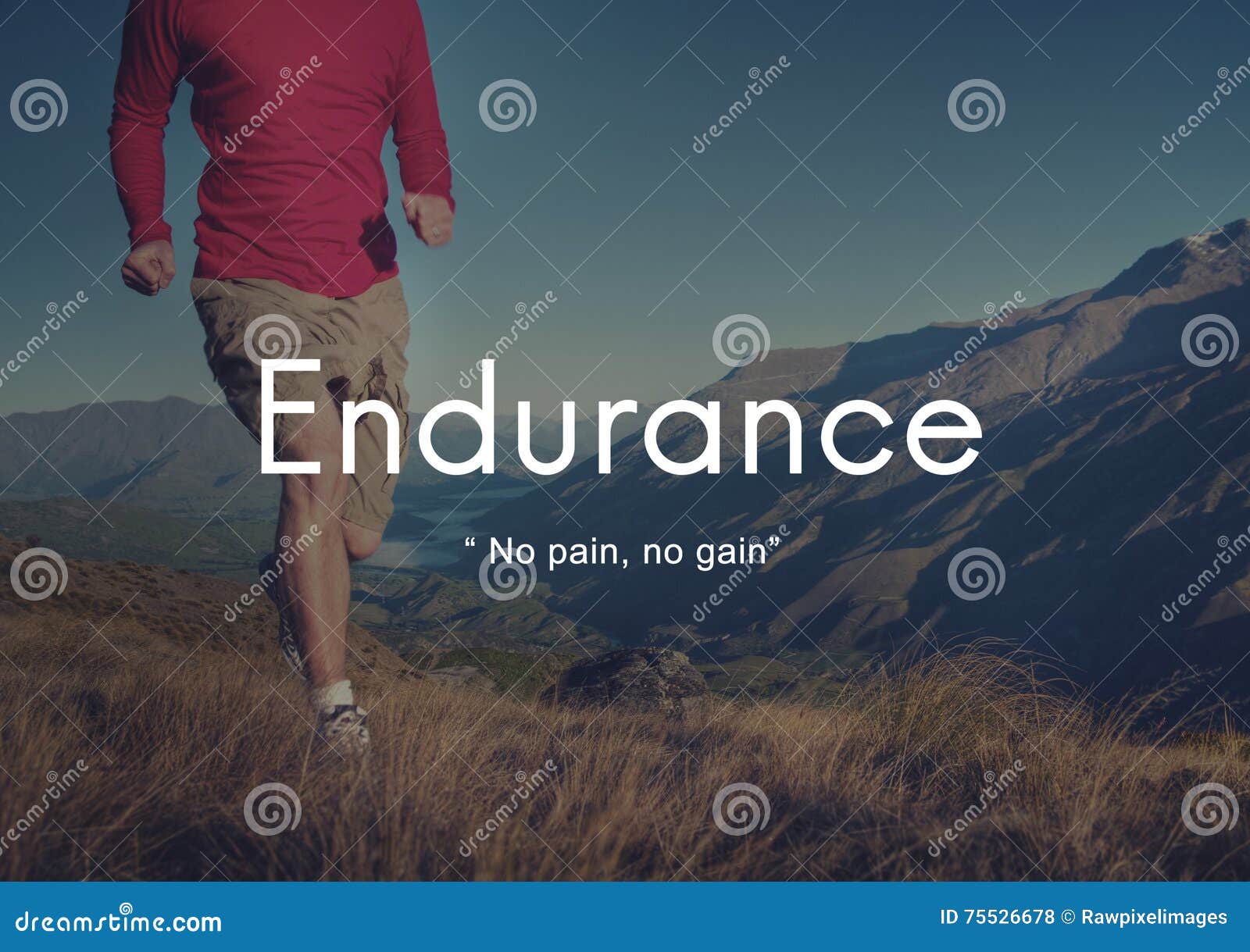 Endurance Strength Energize Stability Performance Concept Stock Photo