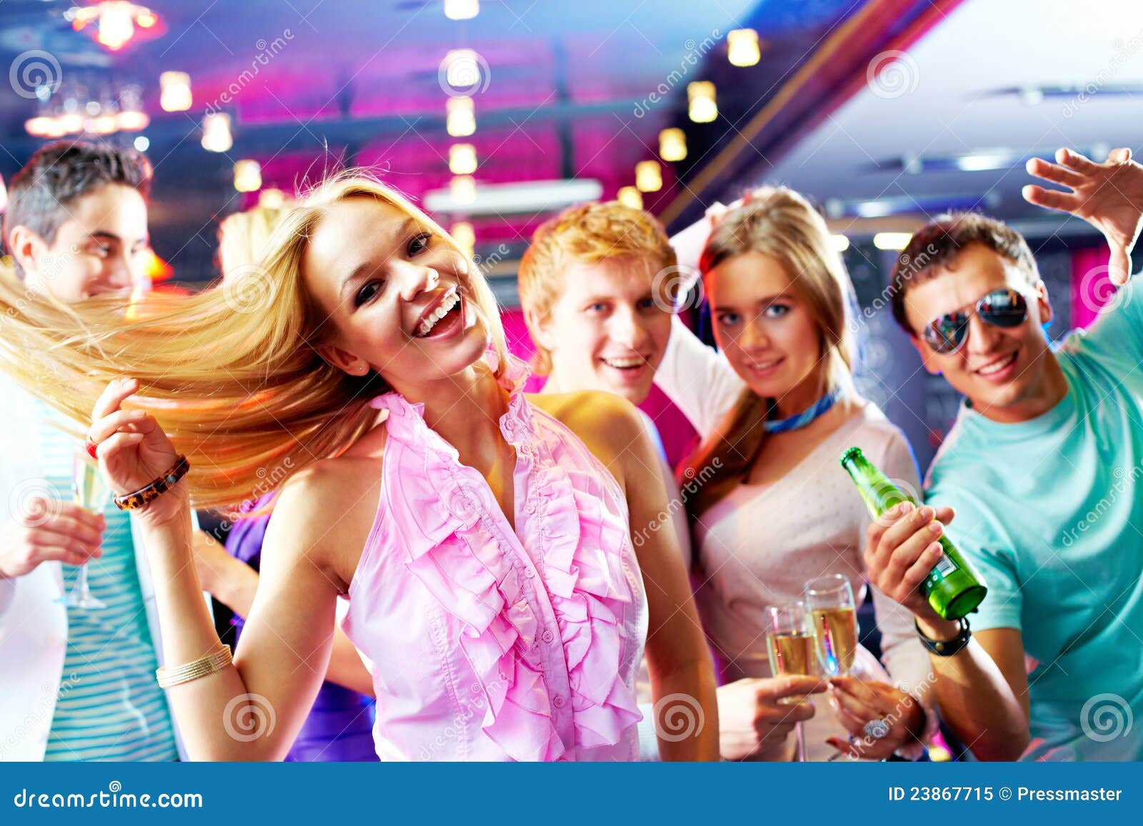 Energetic dancer stock image. Image of happy, face, clubbing - 23867715