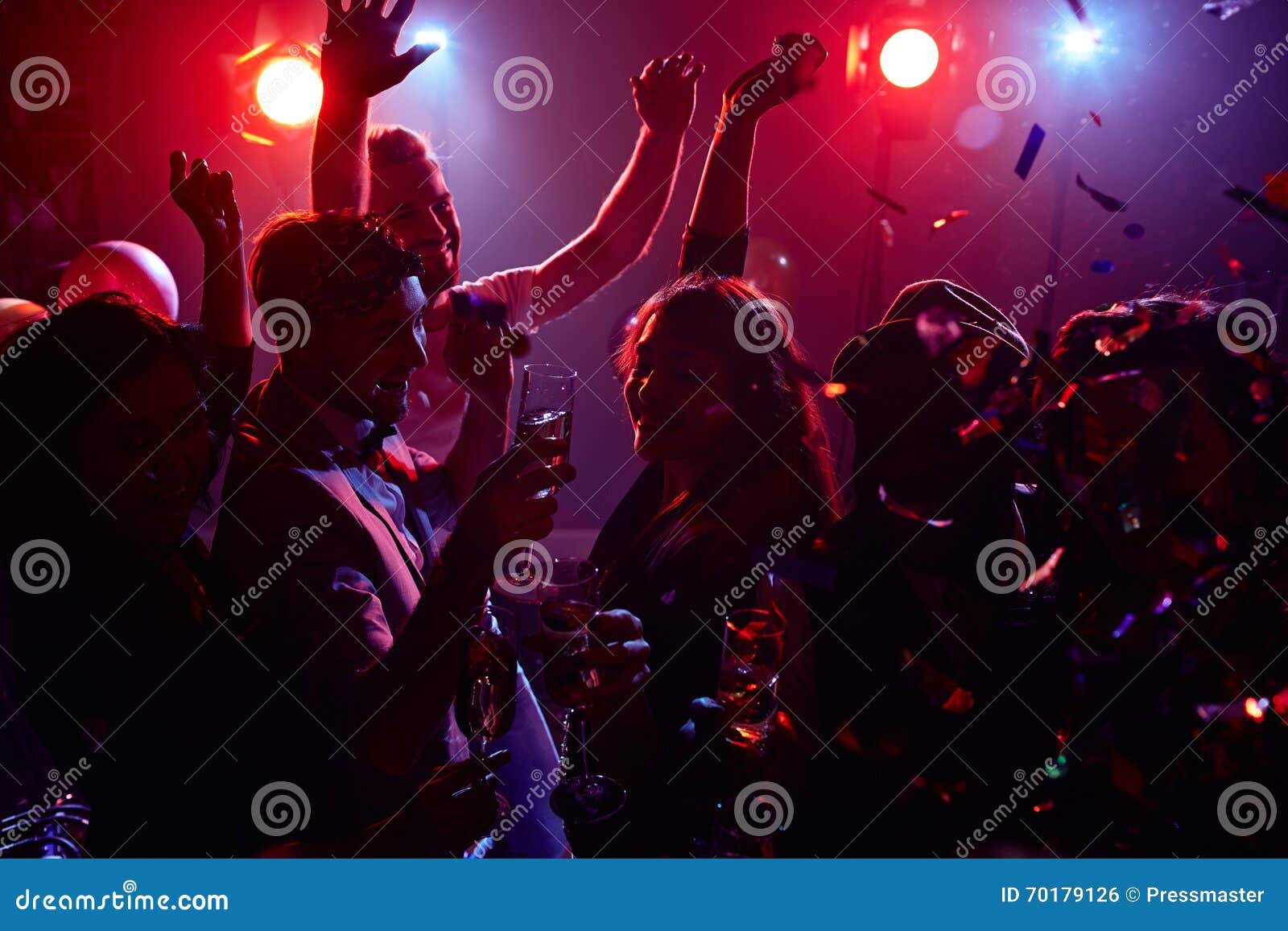 Energetic dancing stock photo. Image of festive, clubbing - 70179126