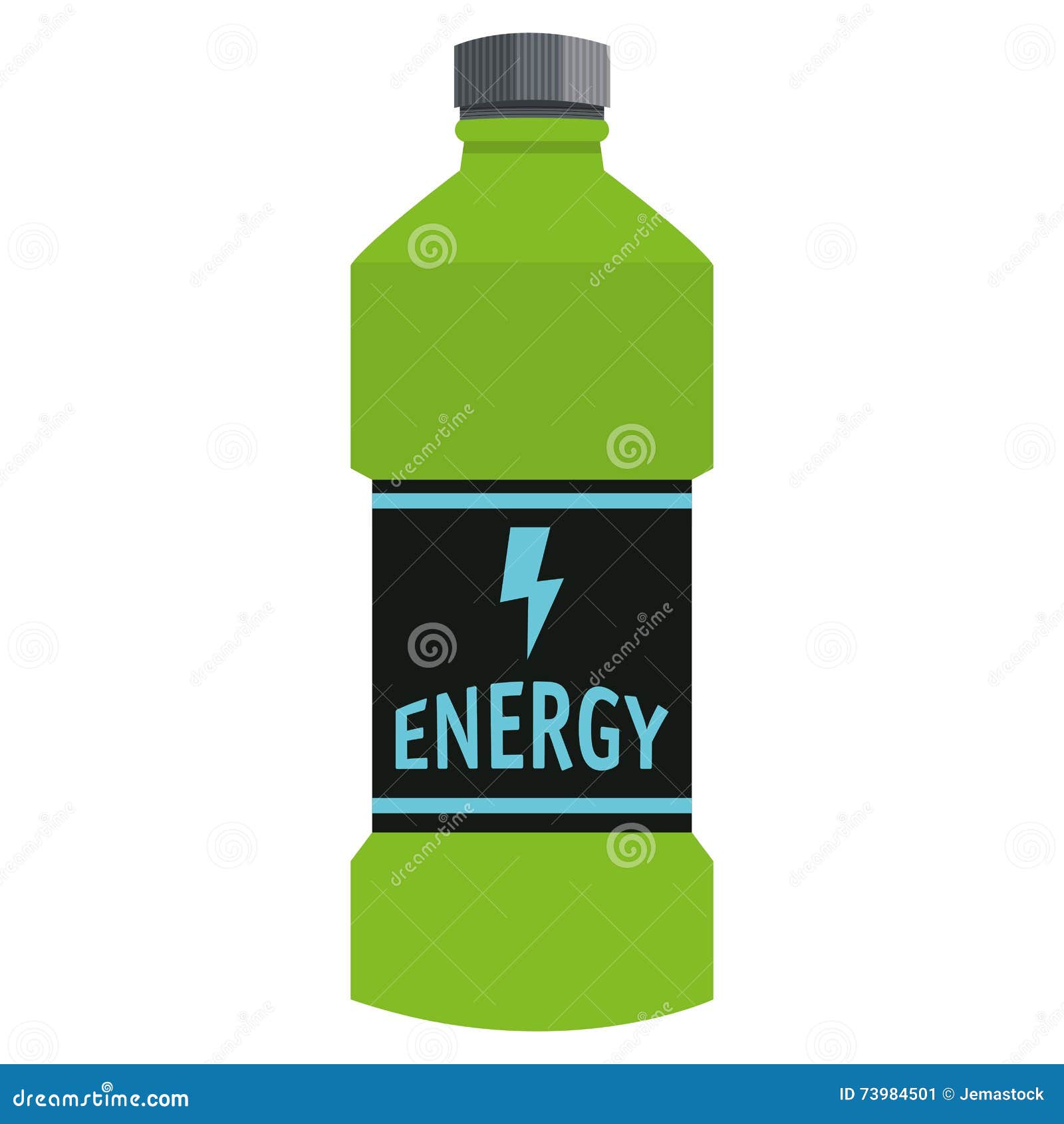 Energy drink bottle icon stock illustration. Illustration of soda