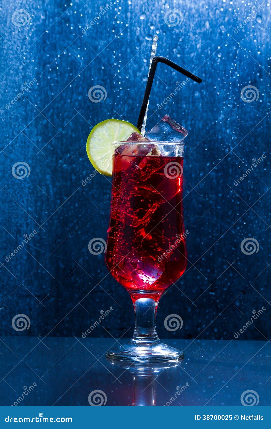 Energy Drink Cocktail with Lime Stock Image Image of green, lime