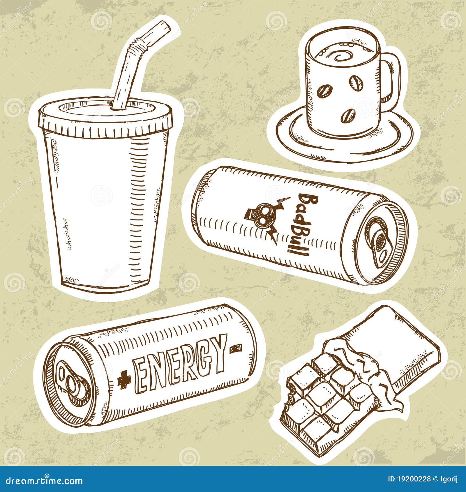 Energy Drinks Alcohol Stock Illustrations 569 Energy Drinks Alcohol