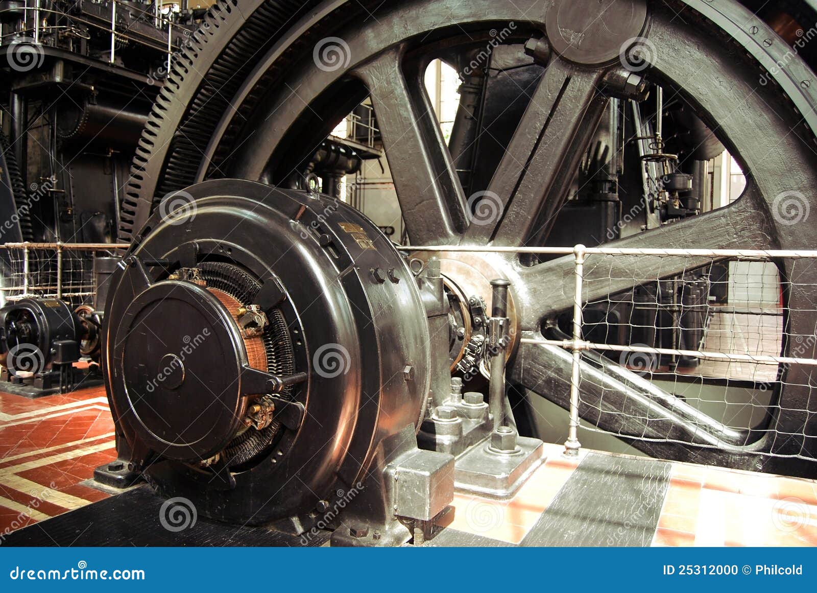 Energy generators detail stock photo. Image of electricity 25312000