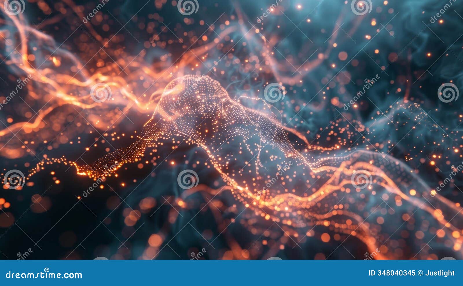 the energy of a thunderstorm is harnessed in the digital realm as the blockchain network sizzles and crackles with