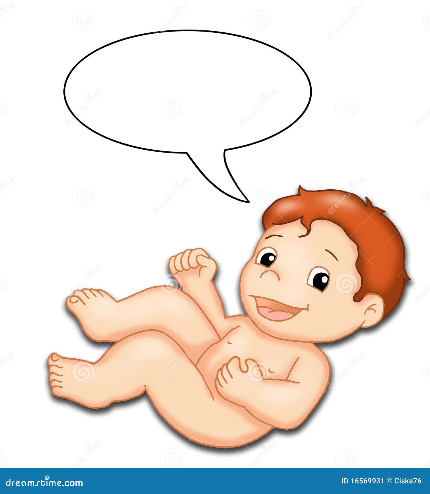 Enfant qui parle illustration stock. Illustration du message - 16569931