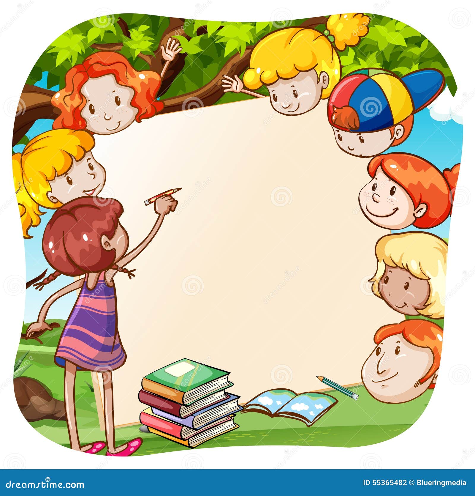 Enfants Illustration De Vecteur Illustration Du Enseignement