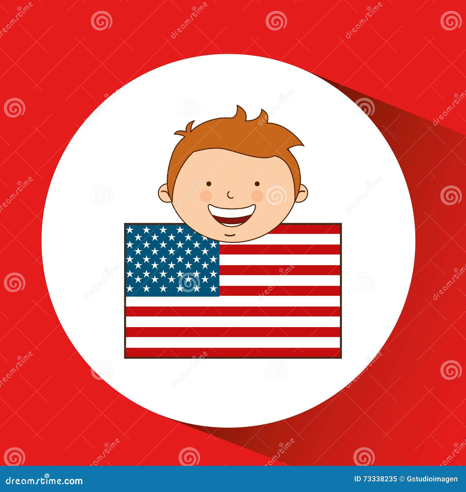 Enfants Autour De La Conception Du Monde Illustration Stock