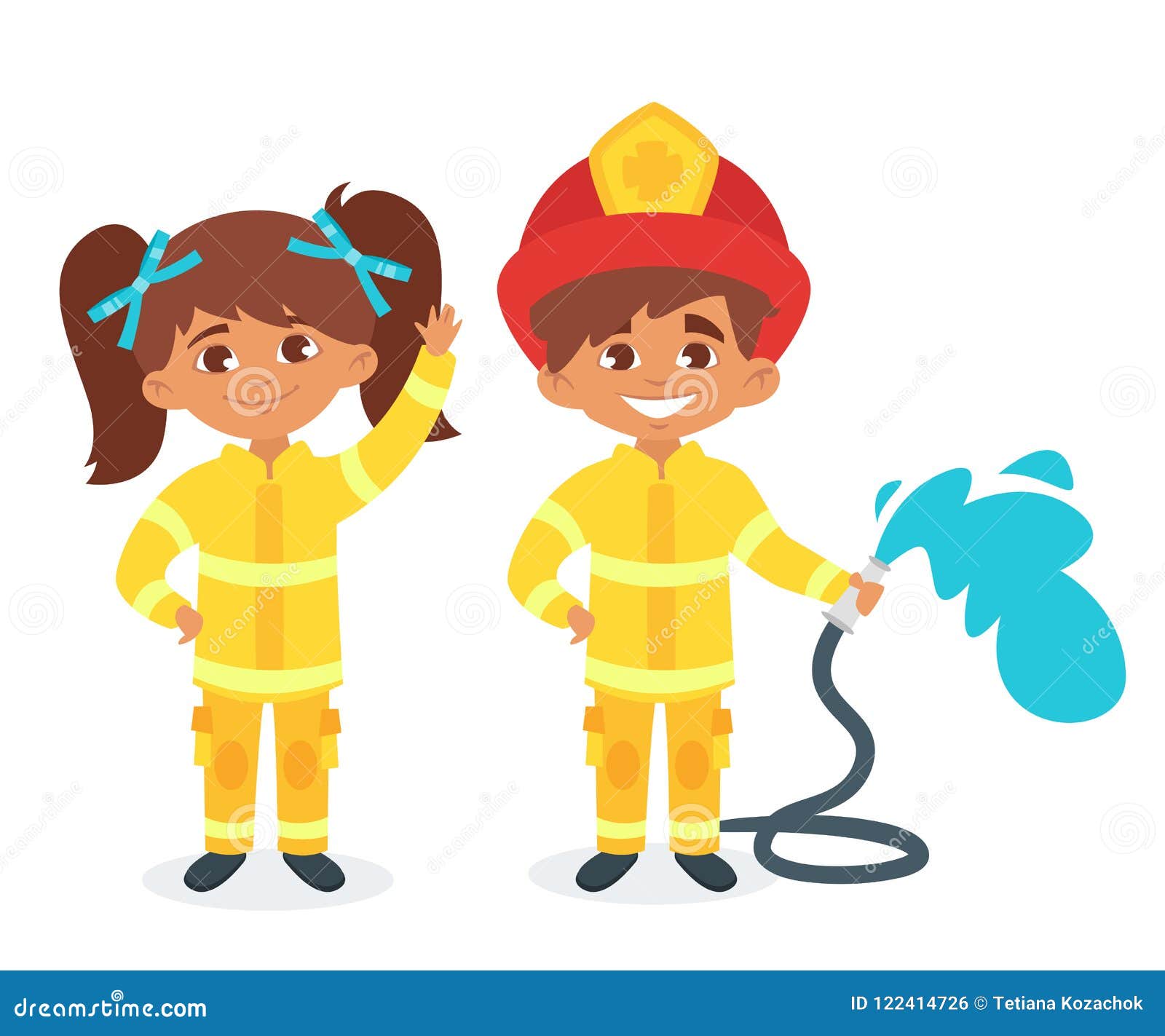 T-Shirt Enfant Futur Pompier Original