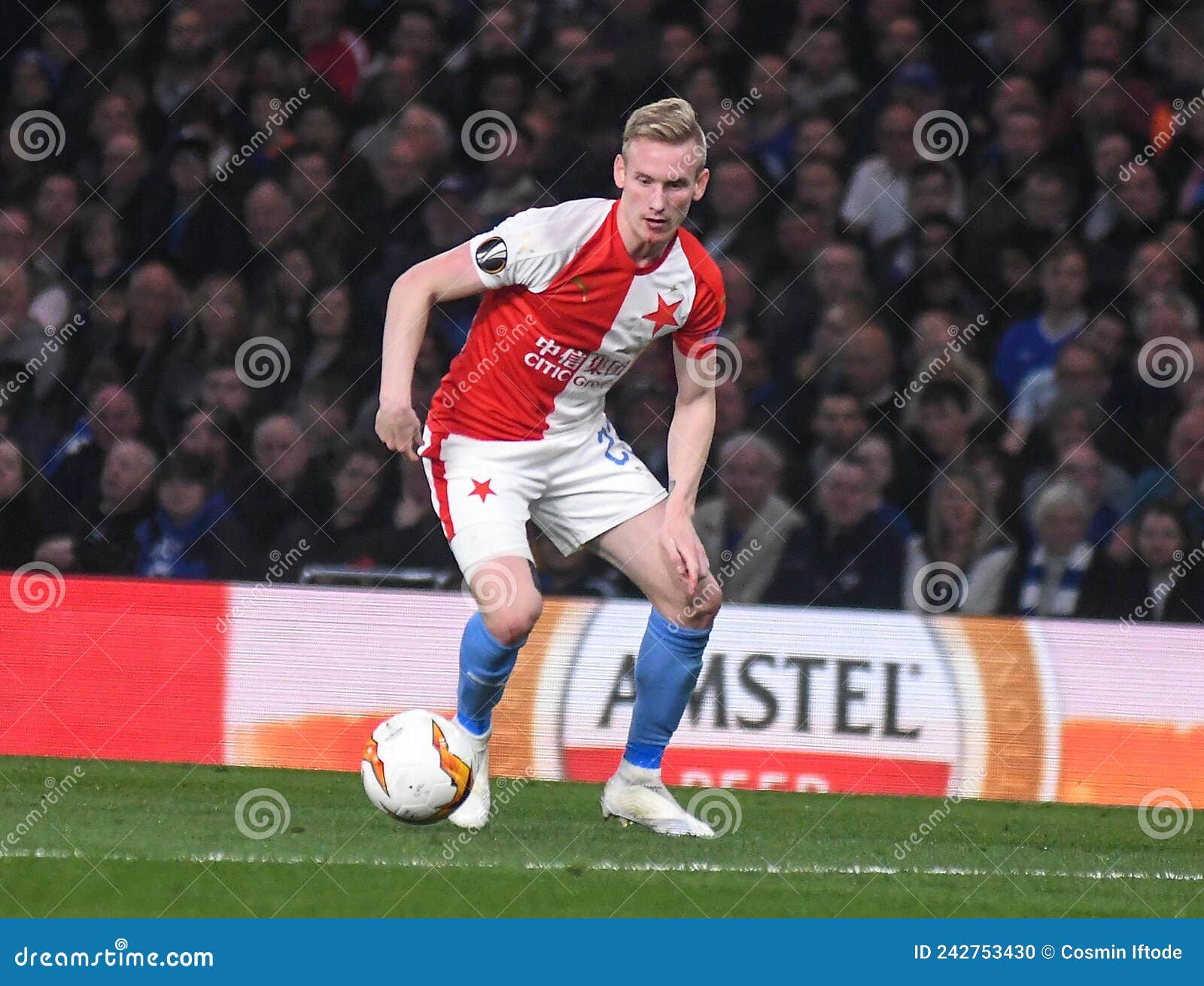 Petr Sevcik of Slavia Prague Editorial Image - Image of football