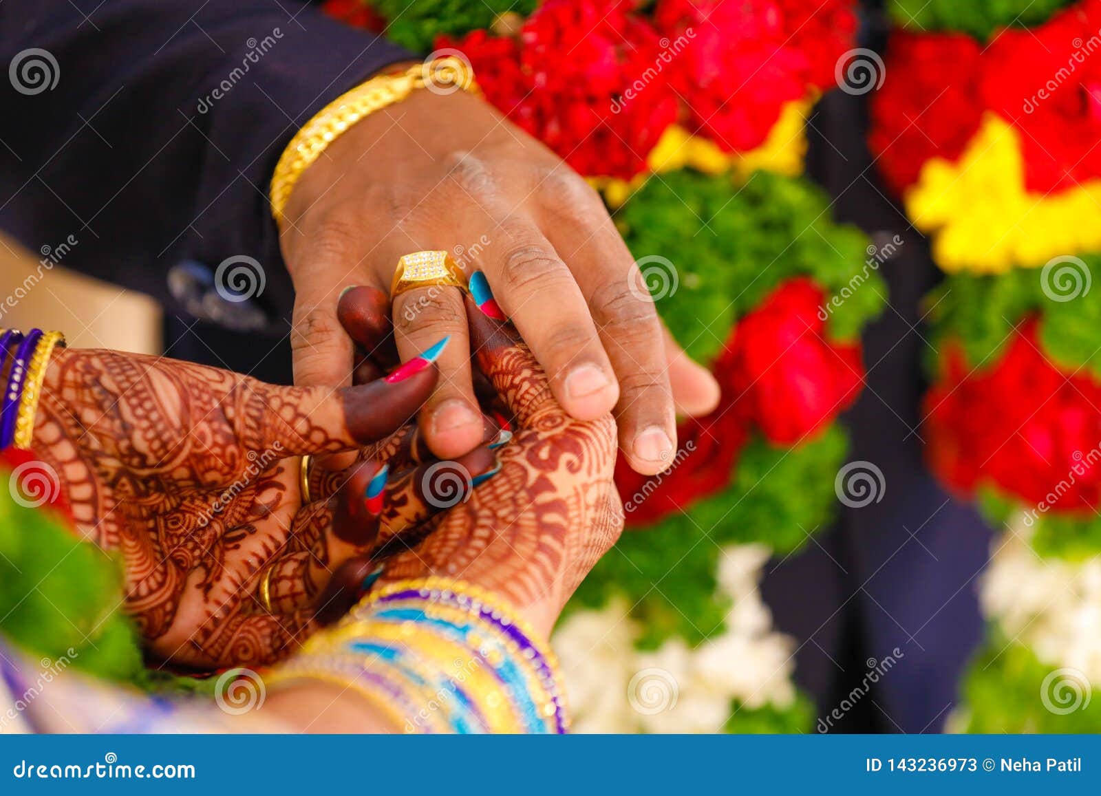 Wedding ring ceremony - Stock Image - Everypixel