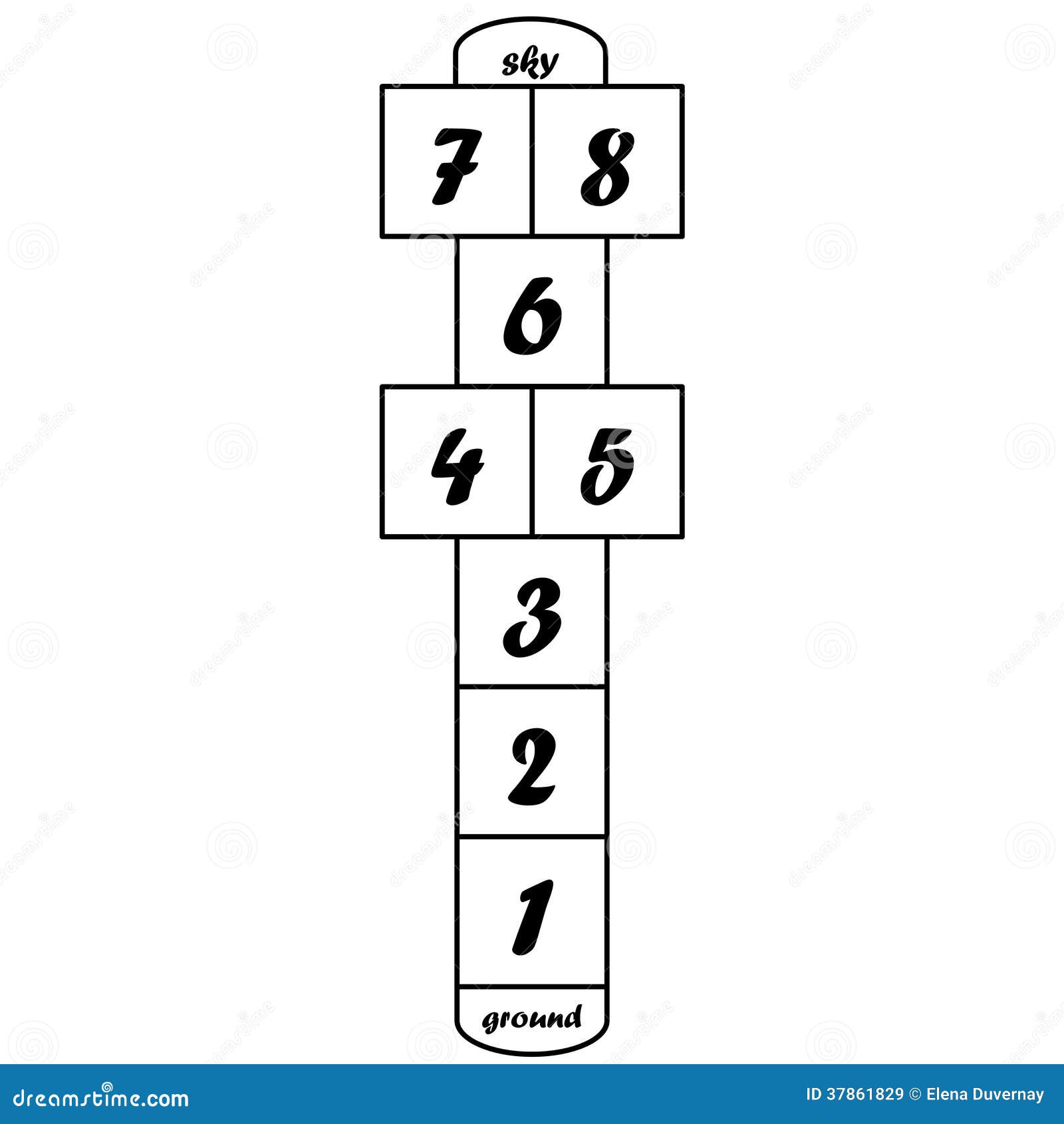 Engelska Hoppa Hage Stock Illustrationer Illustration Av Begrepp