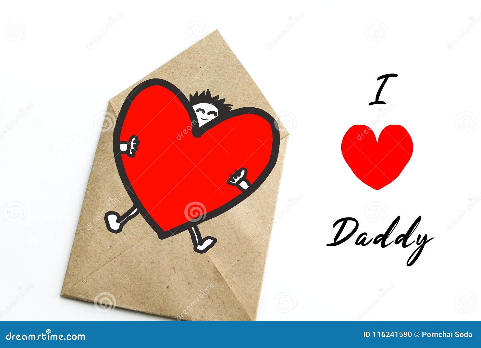 Carte cadeau Papa d'amour