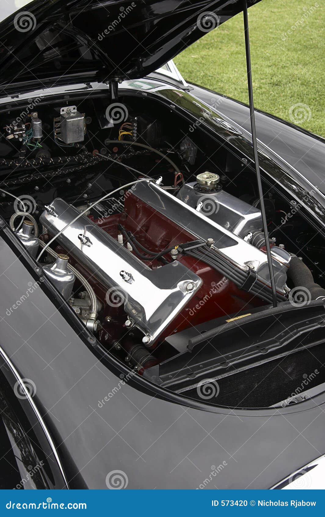 Engine Bay stock photo. Image of cables, pipes 573420