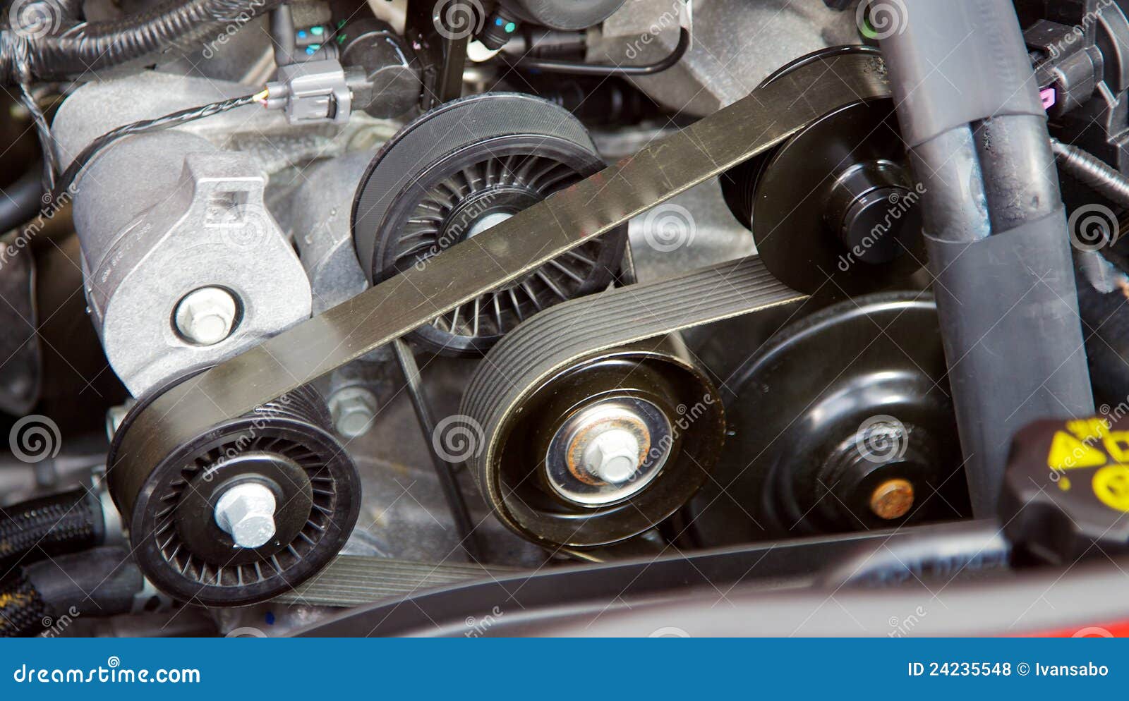 Engine belt stock photo. Image of design, silver, engine - 24235548