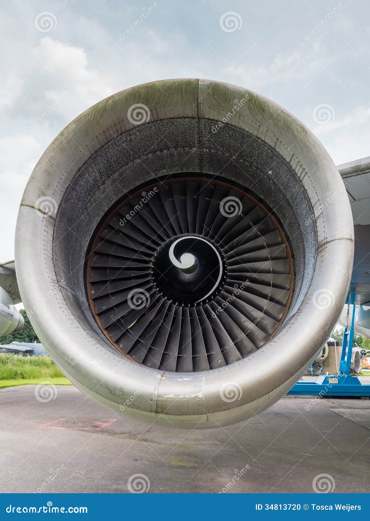 Engine Of A Jumbo Jet Stock Photo Image 34813720