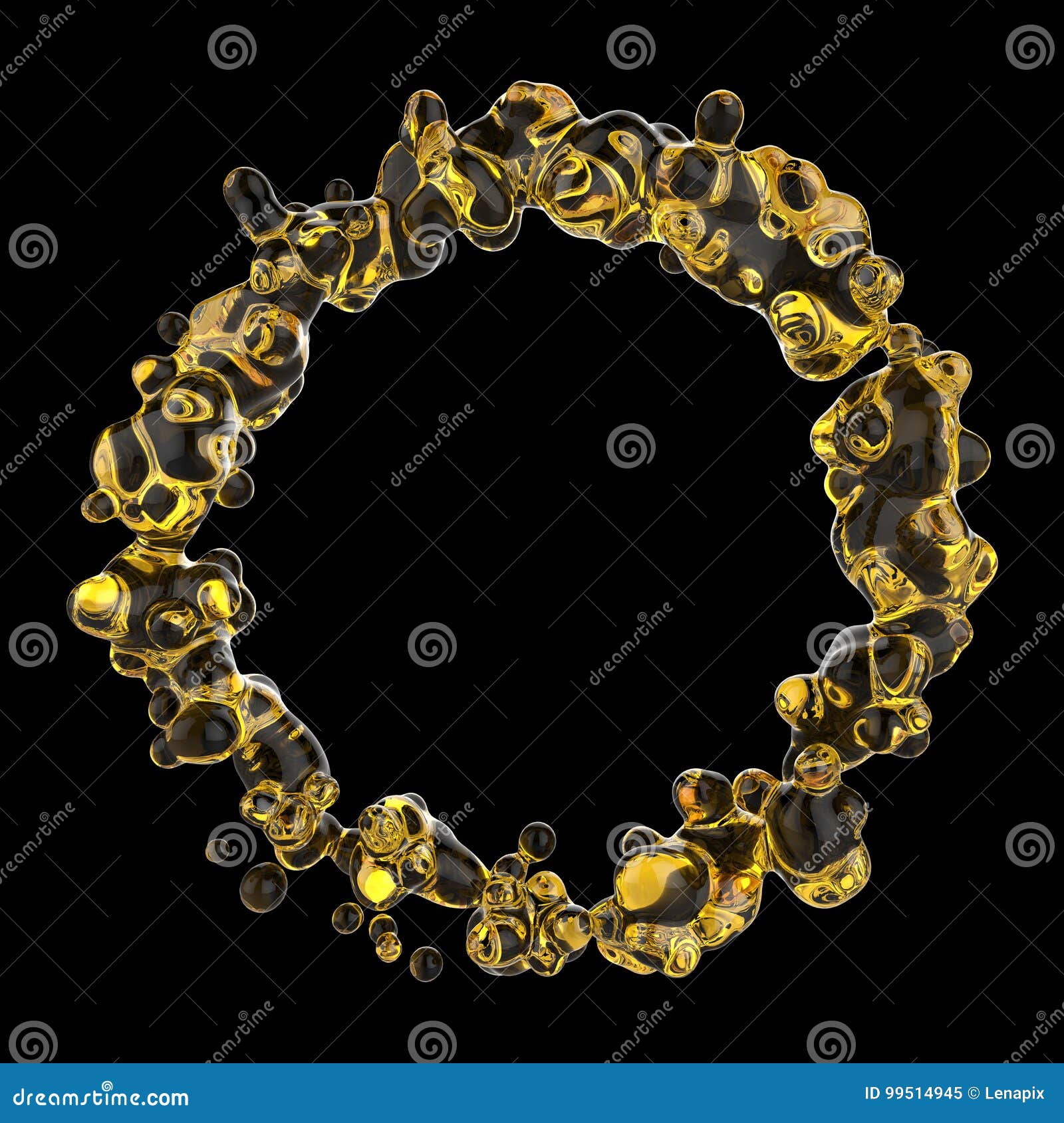 Engine oil droplets ring stock illustration. Illustration of drink