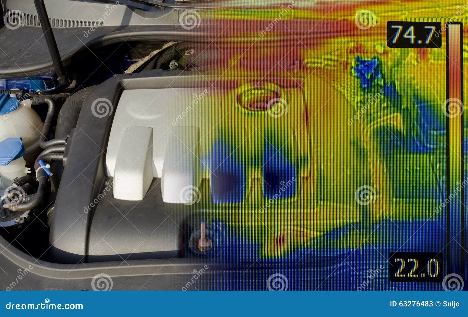 engine thermal image