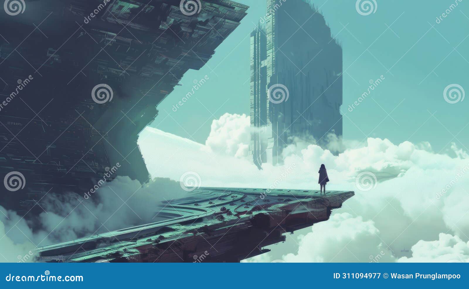 engine of wind animates sci-fi wonderworld frameoctane render