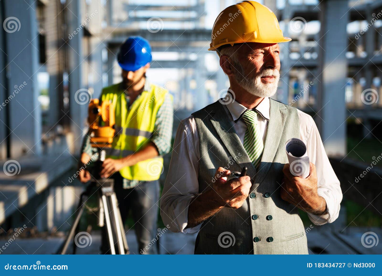 Engineer Contractor Architect Teamwork Construction People Talking