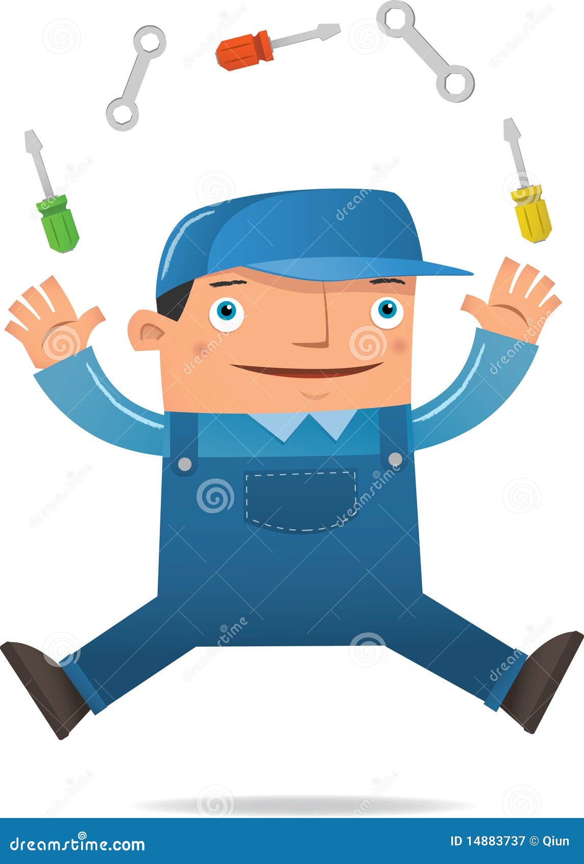 Engineer Juggling Royalty Free Stock Photography Image 14883737