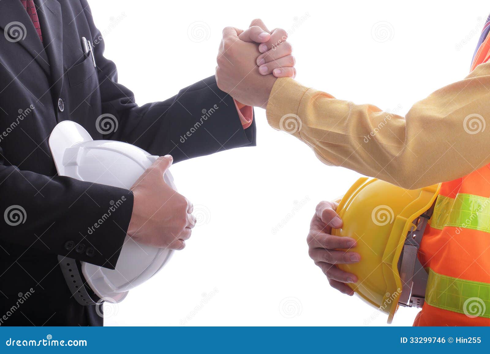 Engineer Success Discussion and Job Complete Stock Photo Image of