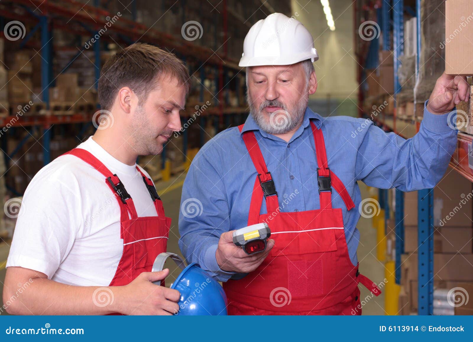 Engineer Training a Newly Hired Employee. Stock Photo Image of demonstrating, learner 6113914