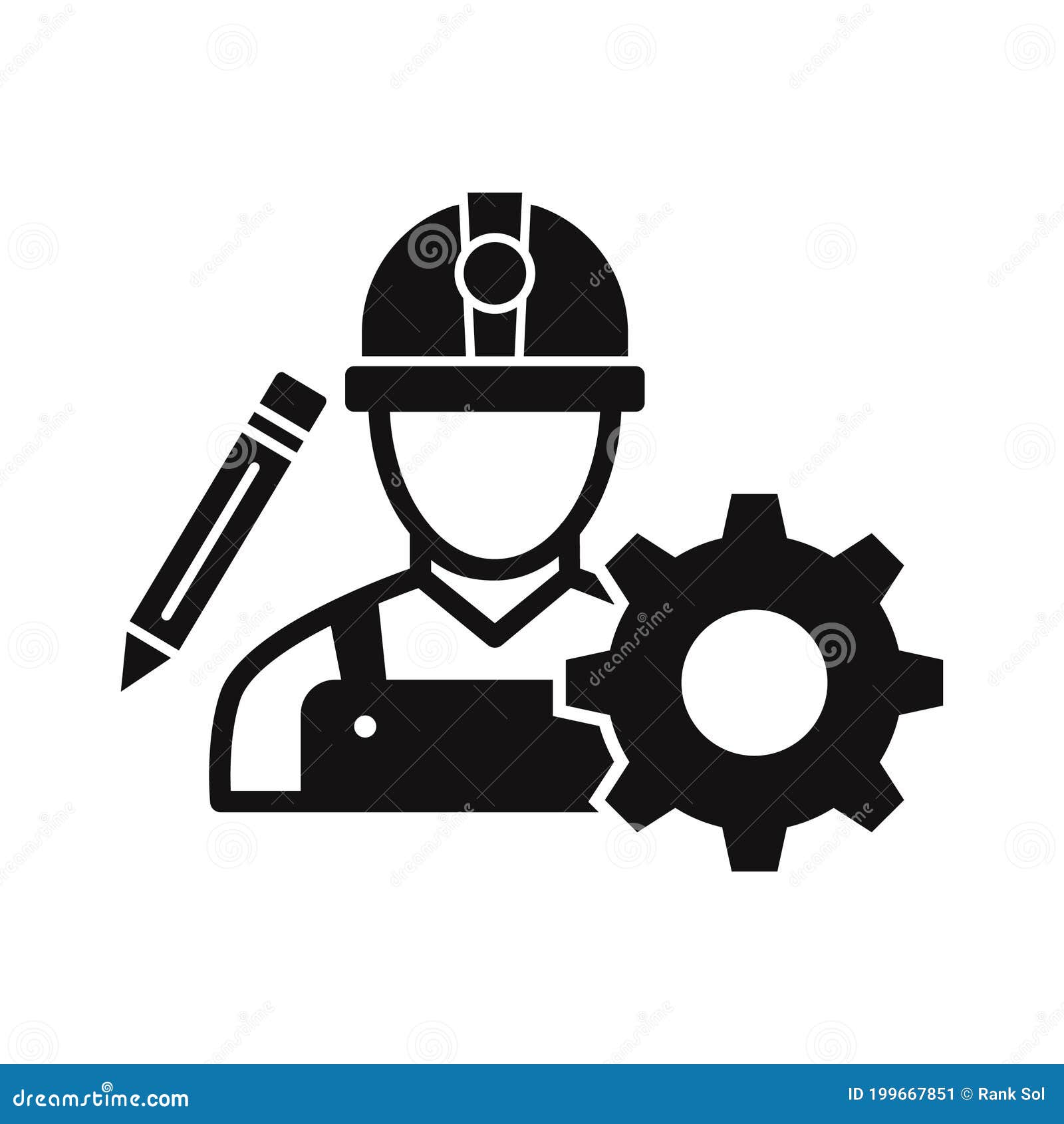 engineer   icon which can easily modify or edit