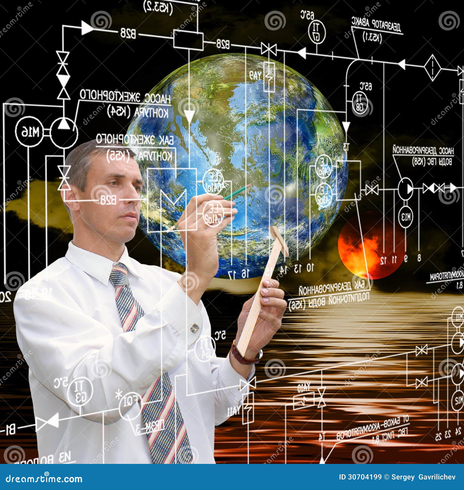 Engineering Astronomy Research Stock Image - Image of cyber, engineering: 30704199