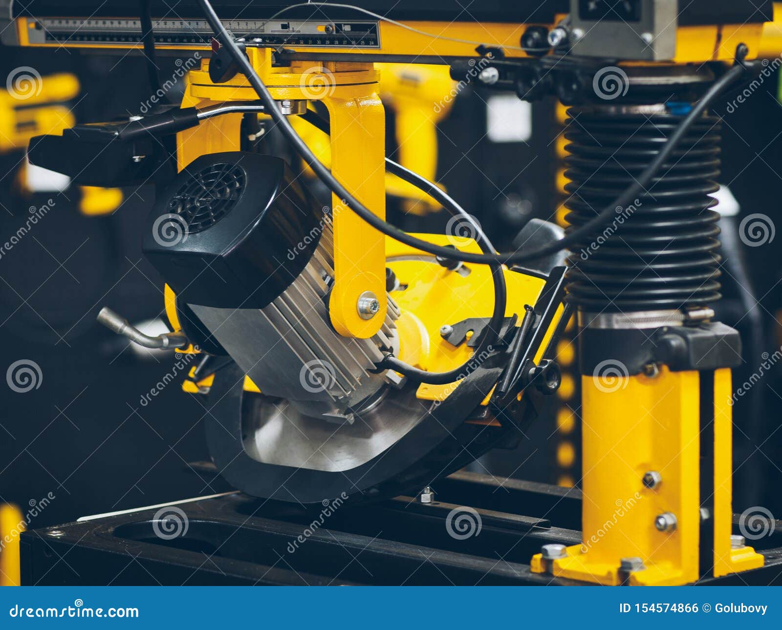 Engineering Computerized Industrial Machine Tool Stock Photo Image of