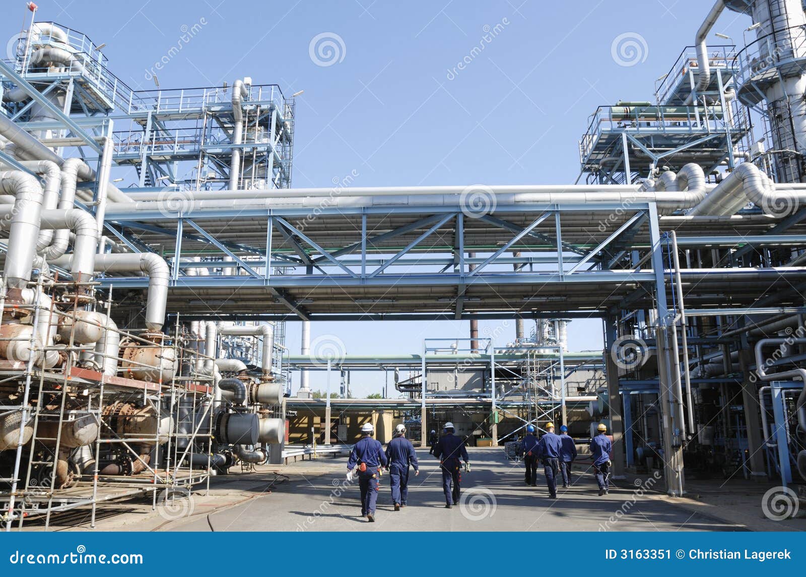 Engineers finishing work stock image. Image of storage 3163351