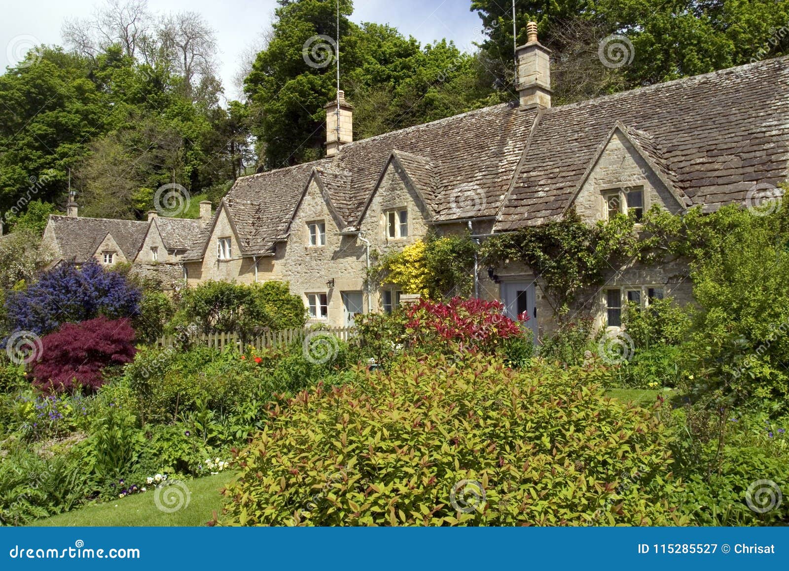 England Cotswolds Bibury Stock Image Image Of Cottage 115285527