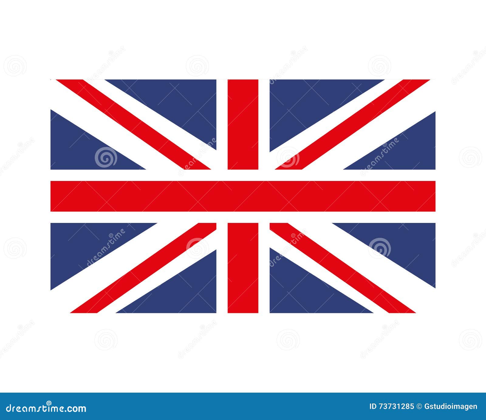 England Flag Isolated Icon Design Stock Illustration Illustration of