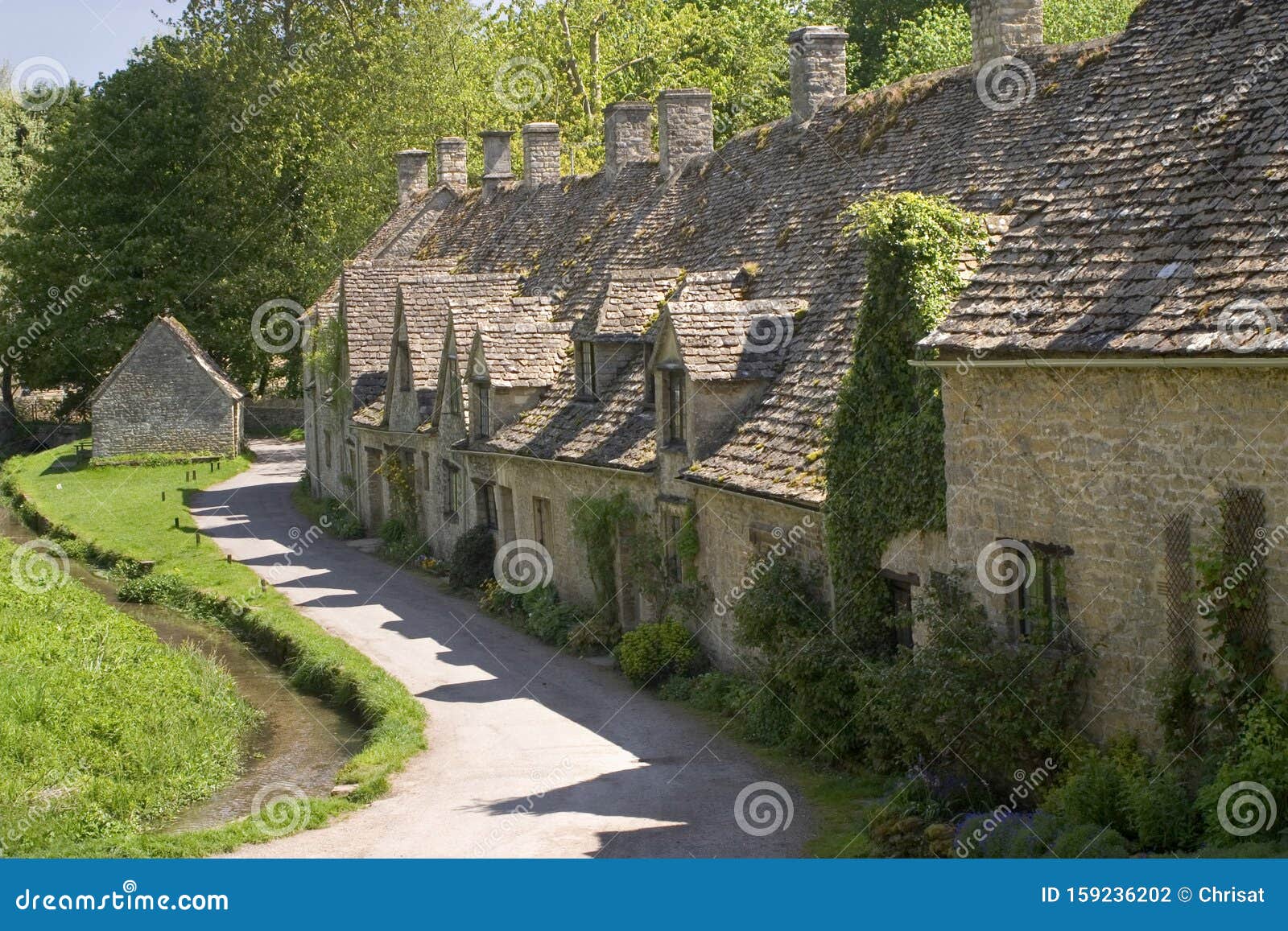 England Cotswolds Bibury Stock Photo Image Of Daytime 159236202