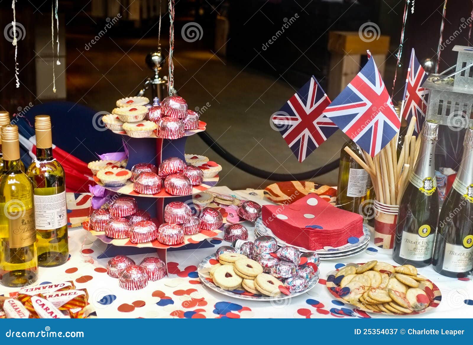 Englische JubiläumTeeParty Redaktionelles Stockfotografie Bild von