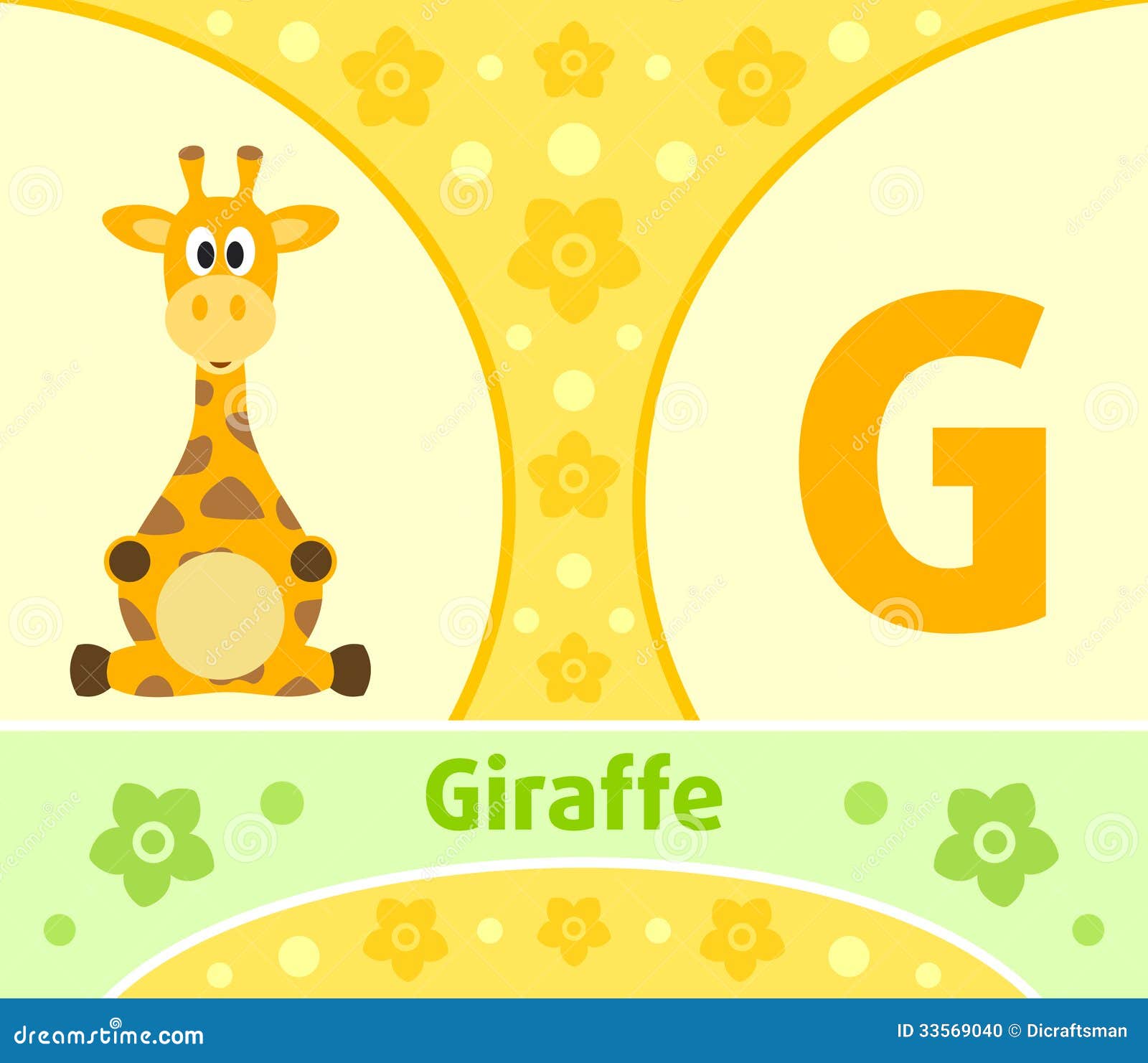 The English alphabet G stock vector. Illustration of child 33569040