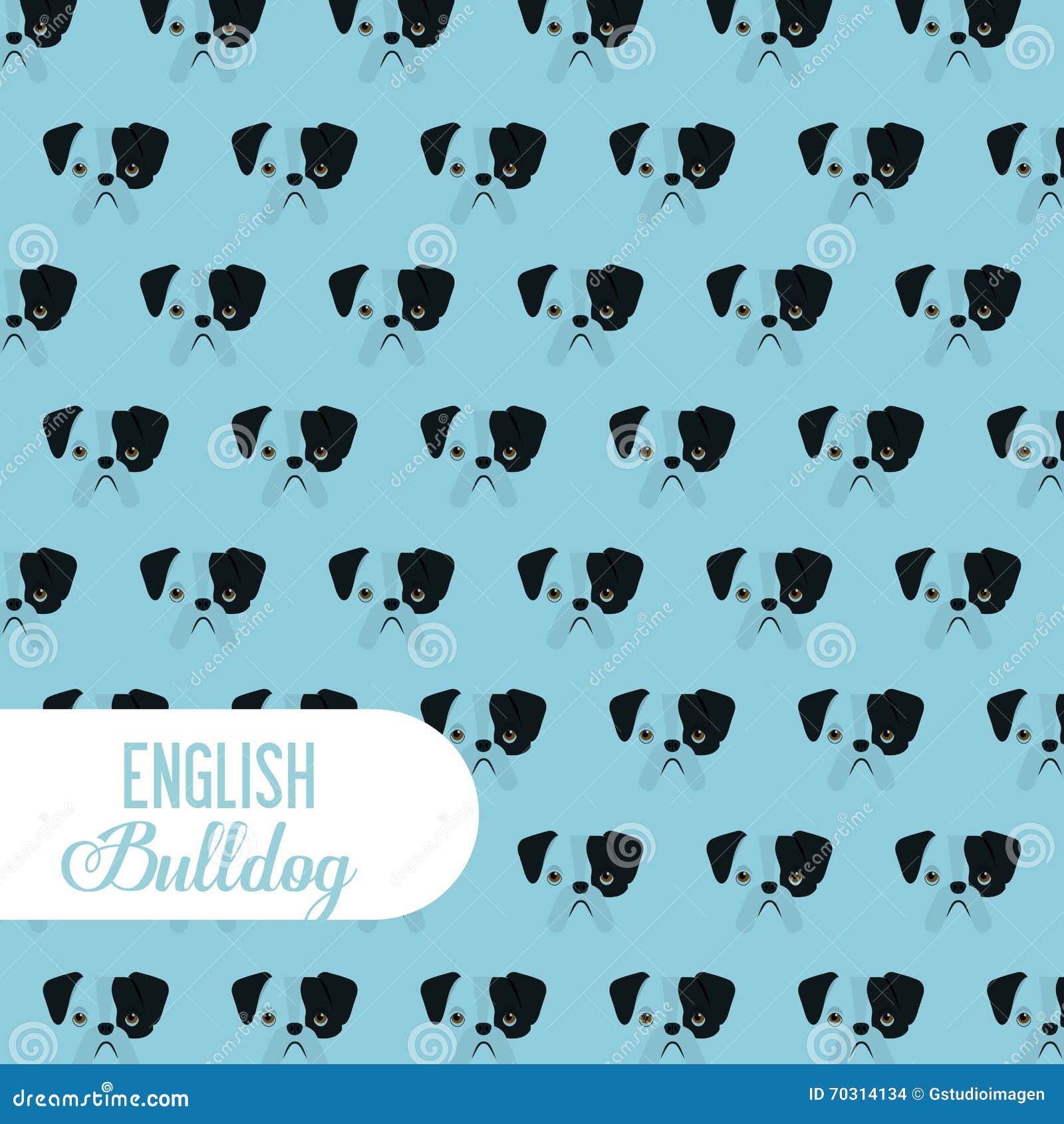 English bulldog design stock illustration. Illustration of canine