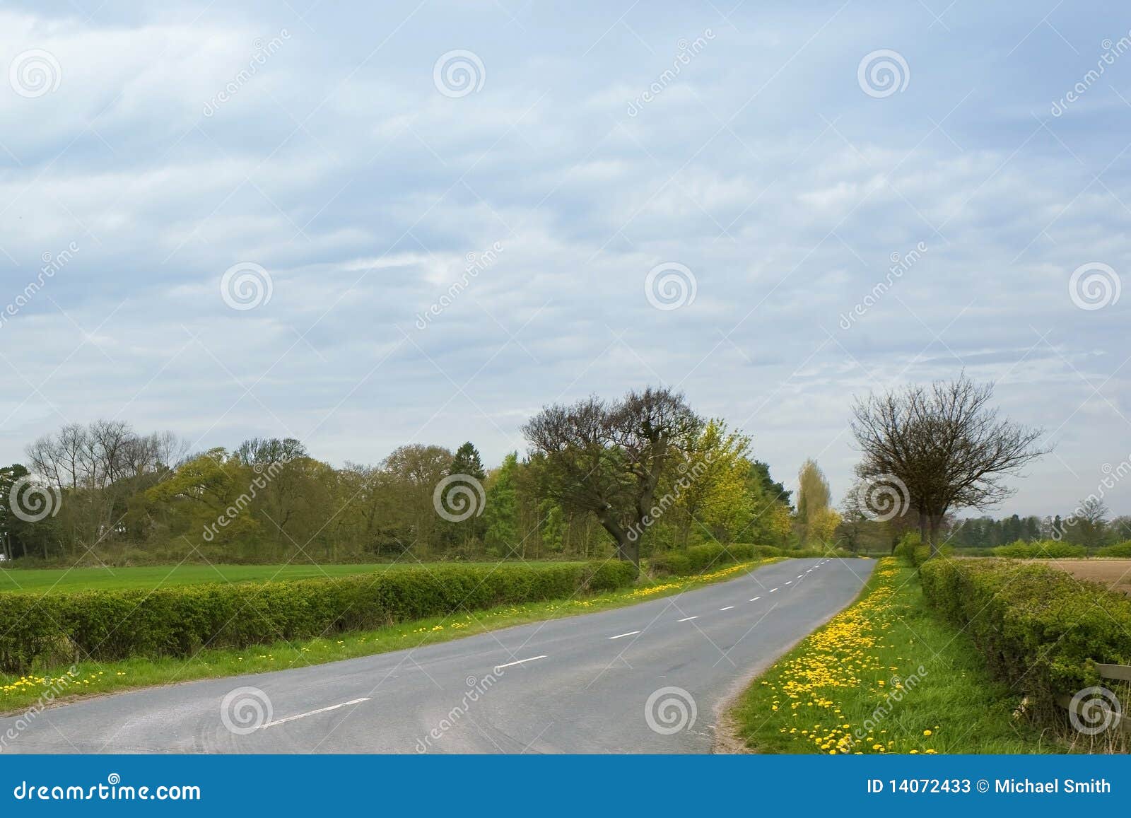 English country road stock image. Image of scenery, colors 14072433