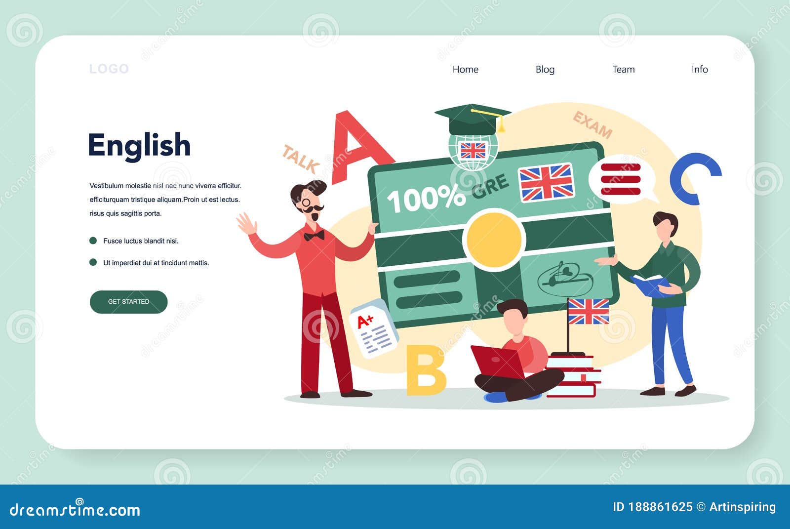 English Course Banner Stock Illustrations – 2,376 English Course Banner