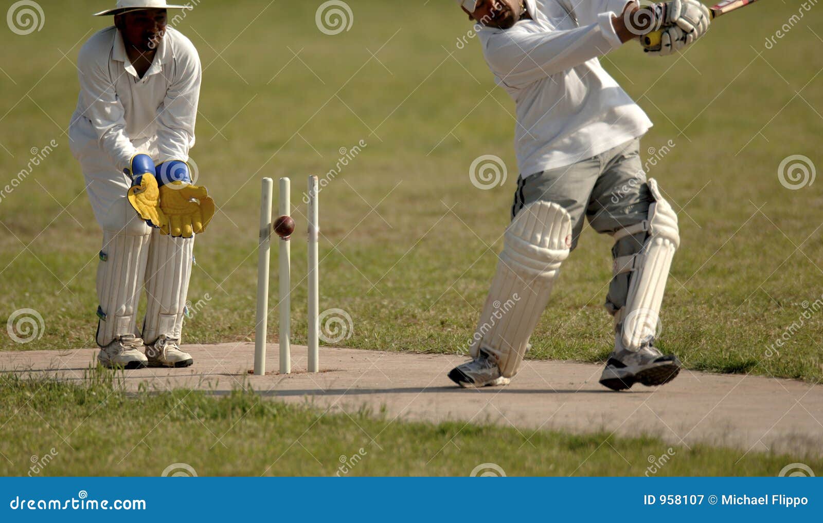 English Cricket Match stock image. Image of innings, cricket 958107