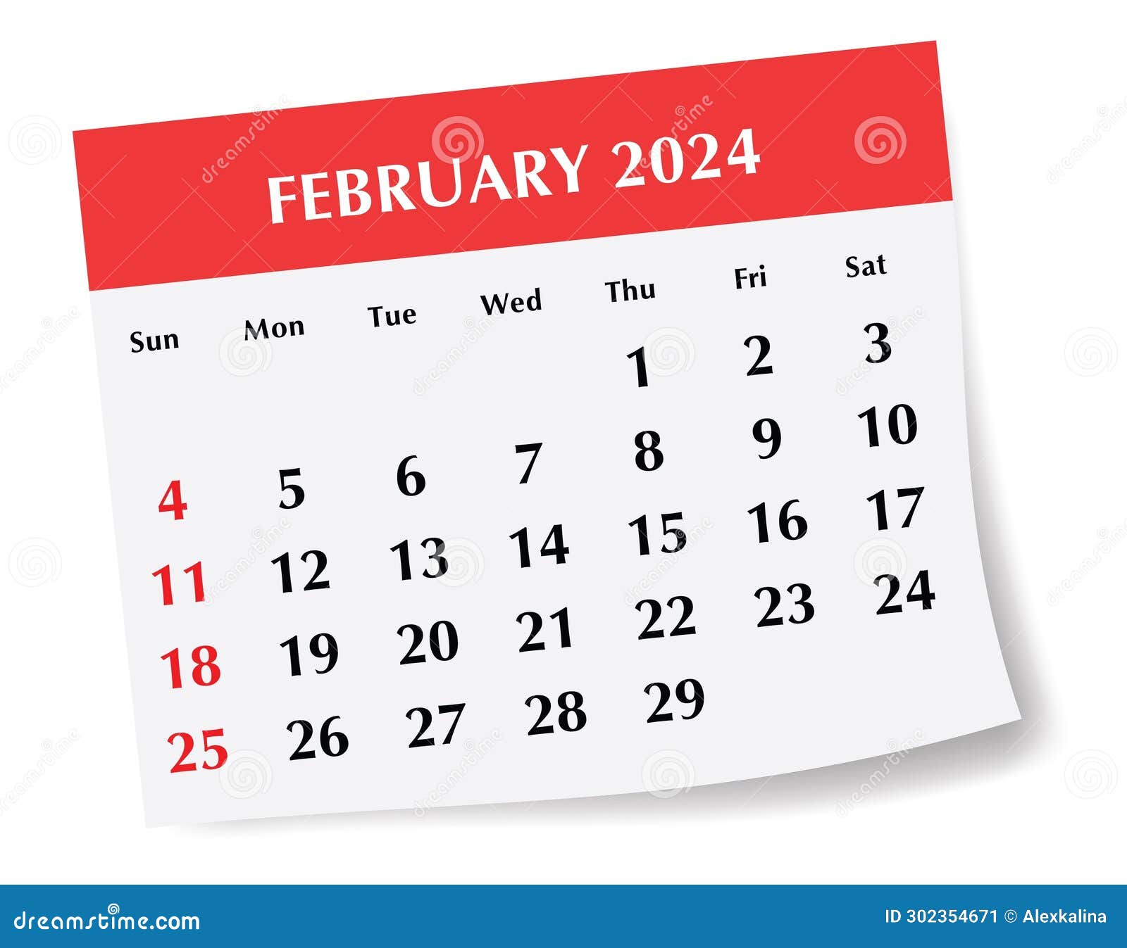 english february 2024 calendar.  