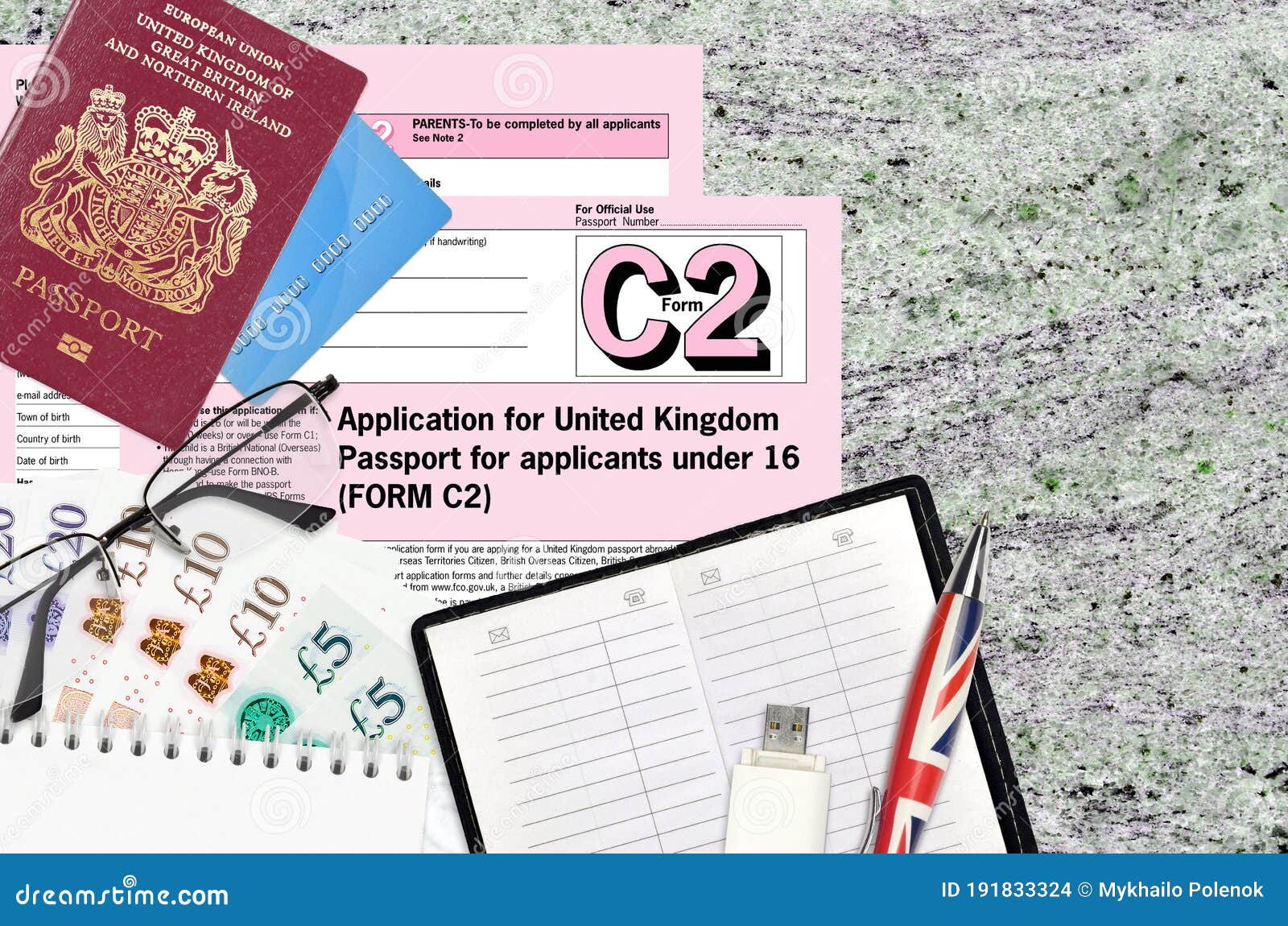 English Form C2 Application For United Kingdom Passport For Applicants