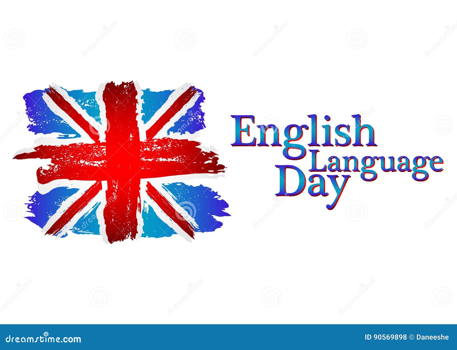 Download English language day stock vector. Illustration of english ...