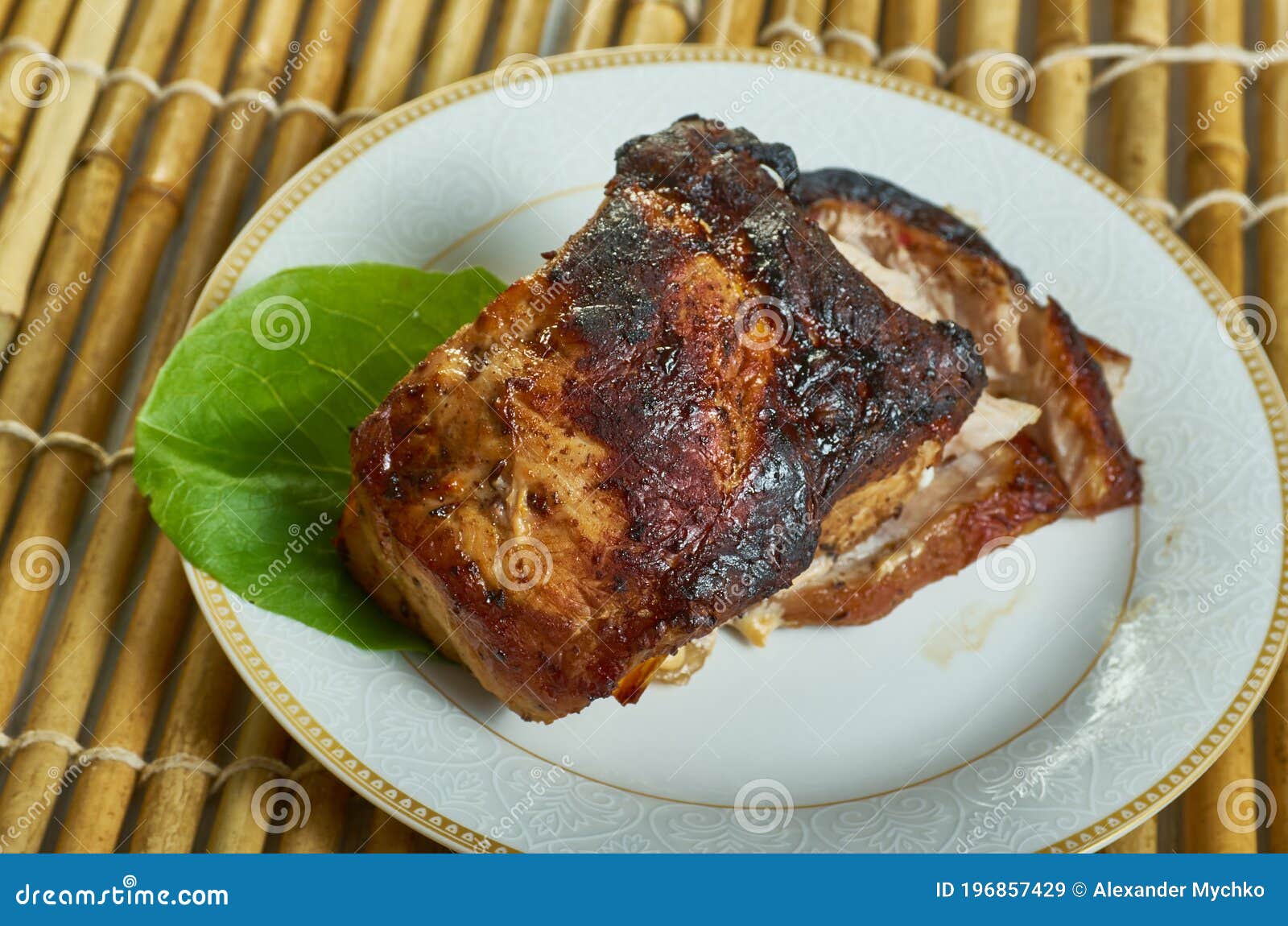 English Maplemustard Pulled Pork Stock Image Image of mustard, roast