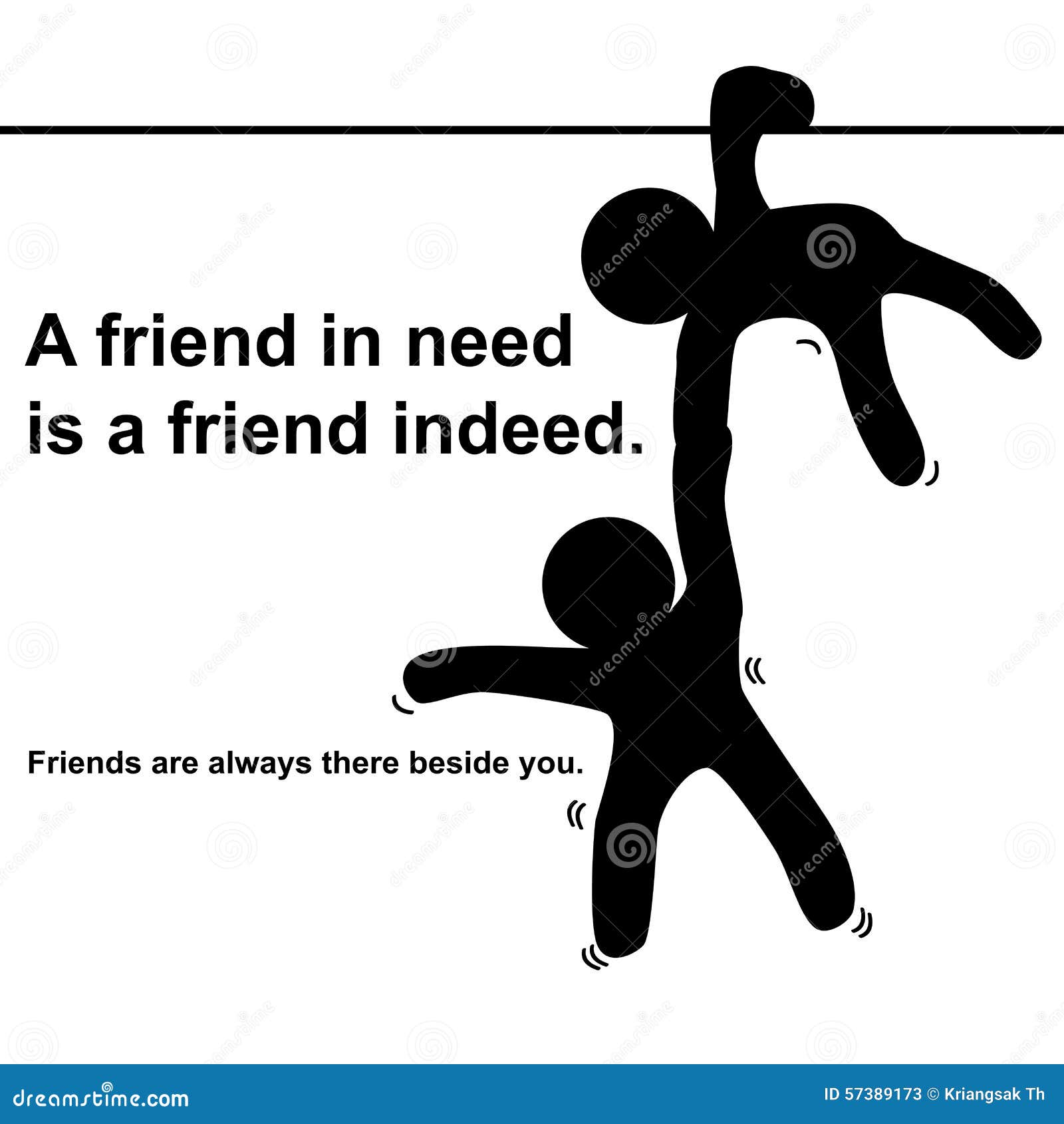 english proverb : a friend in need is a friend indeed.