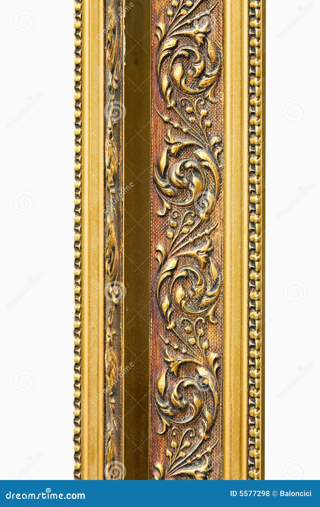 Engraved gold detail stock photo. Image of frame, framework 5577298